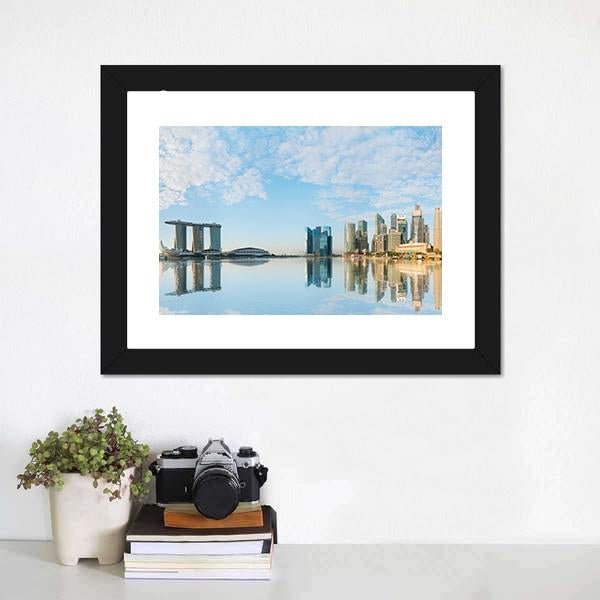 Marina Bay Sands Reflection Canvas Wall Art