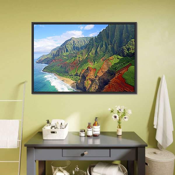 Na Pali Coast  Hawaii Canvas Wall Art