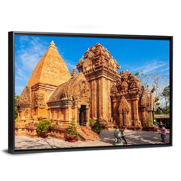 Ponagar Temple In Vietnam Canvas Wall Art
