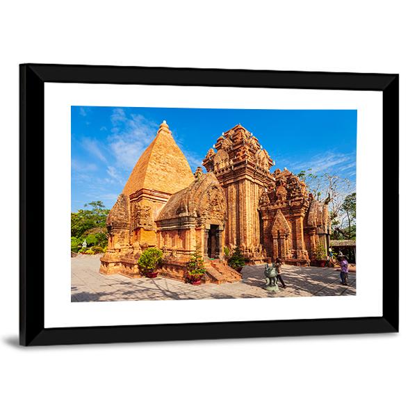 Ponagar Temple In Vietnam Canvas Wall Art