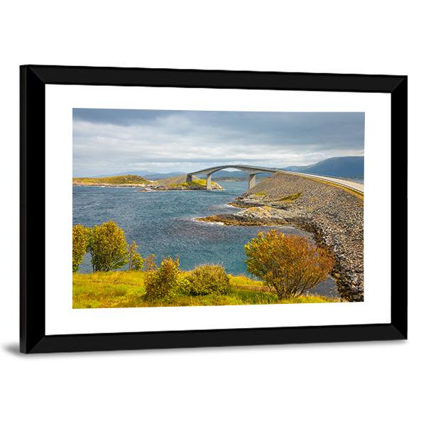 Atlantic Road  Norway Canvas Wall Art