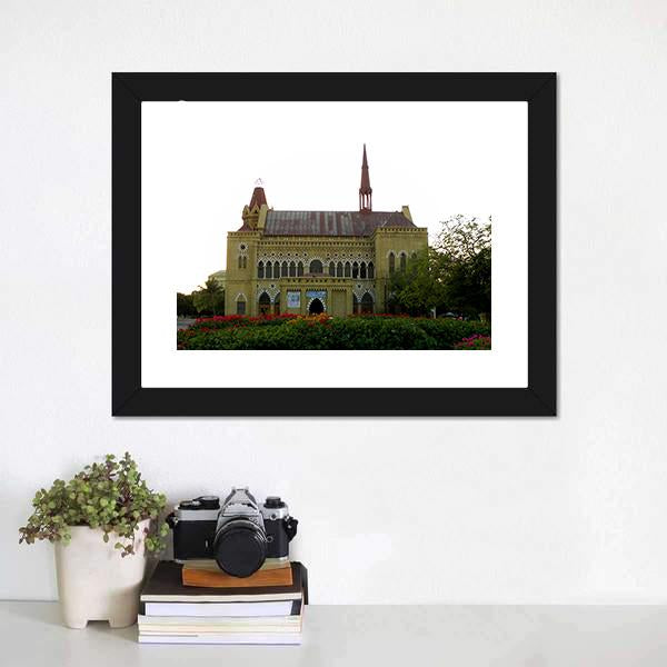 Frere Hall in Karachi Canvas Wall Art