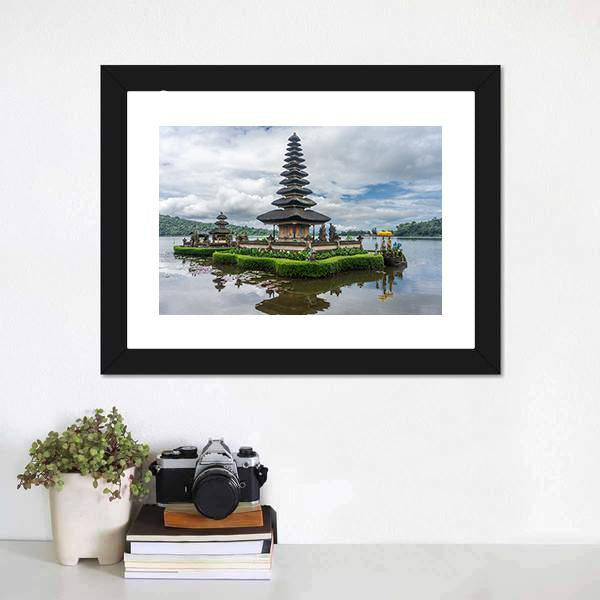 Hindu Temple  Indonesia Canvas Wall Art