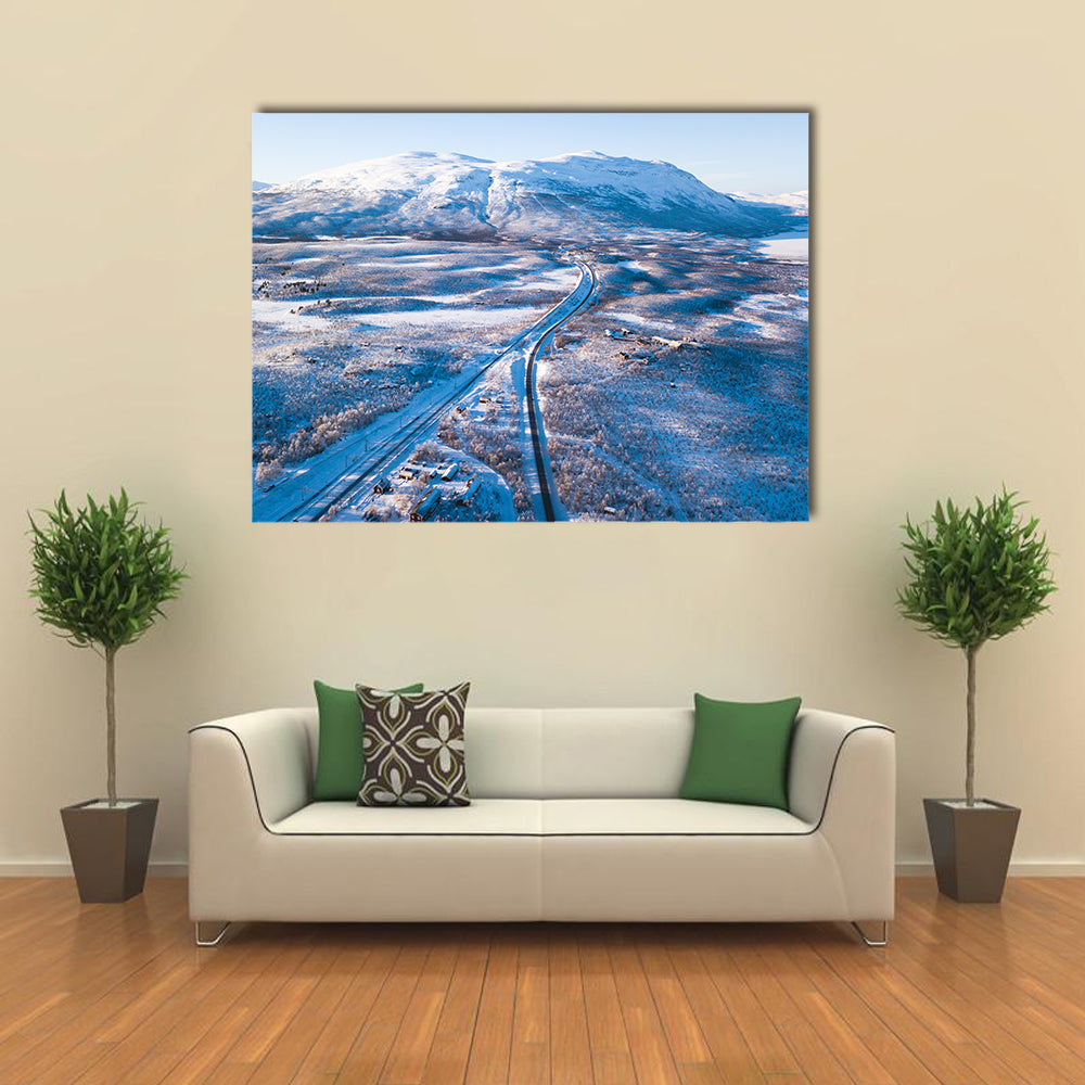 Abisko National Park In Kiruna Municipality Sweden Canvas Wall Art