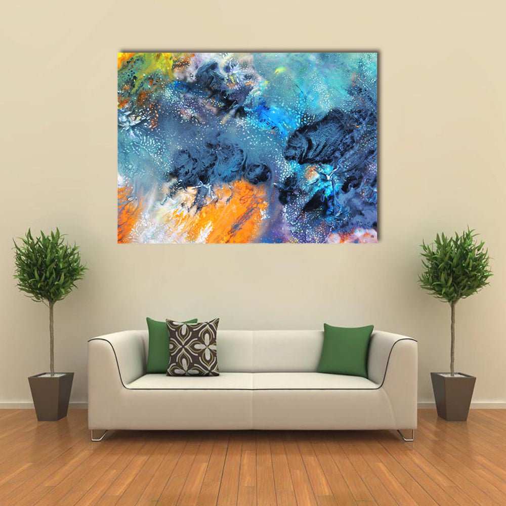 Icy Bright Texture Canvas Wall Art