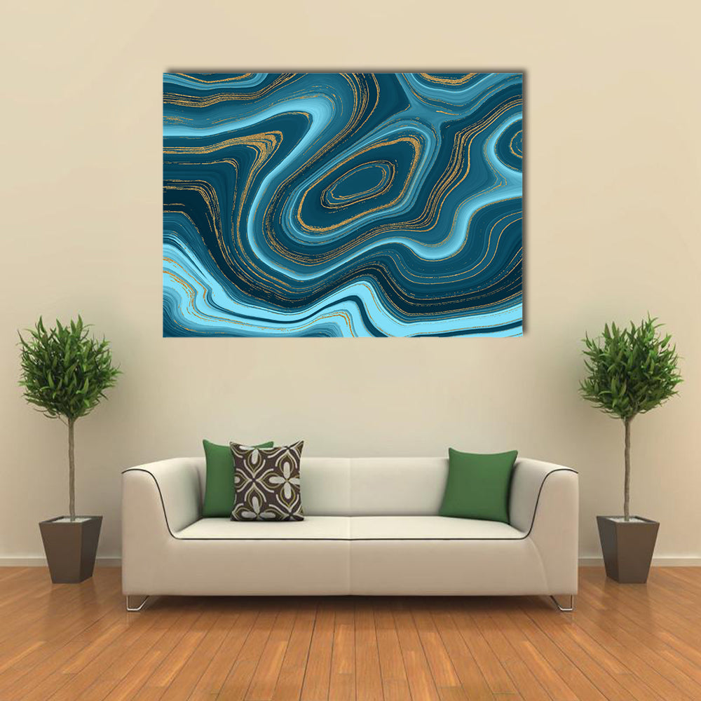 Liquid Marble Texture Canvas Wall Art