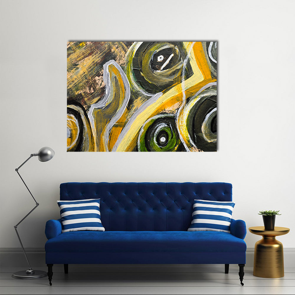 Brush Strokes Texture Canvas Wall Art