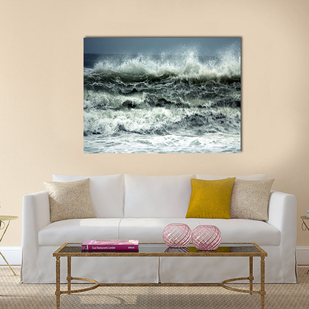 Turkey Coast In storm Canvas Wall Art