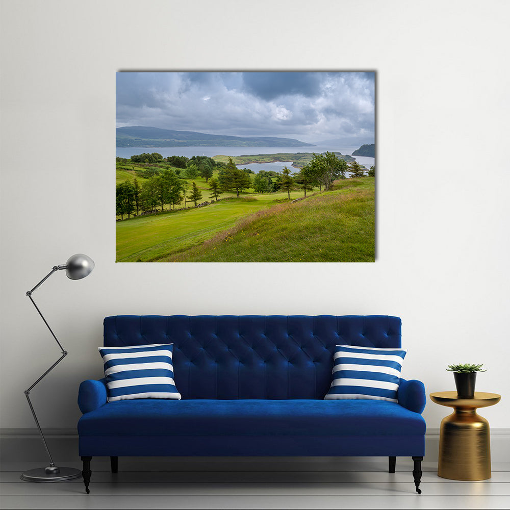 Tobermory Bay In Scotland Canvas Wall Art