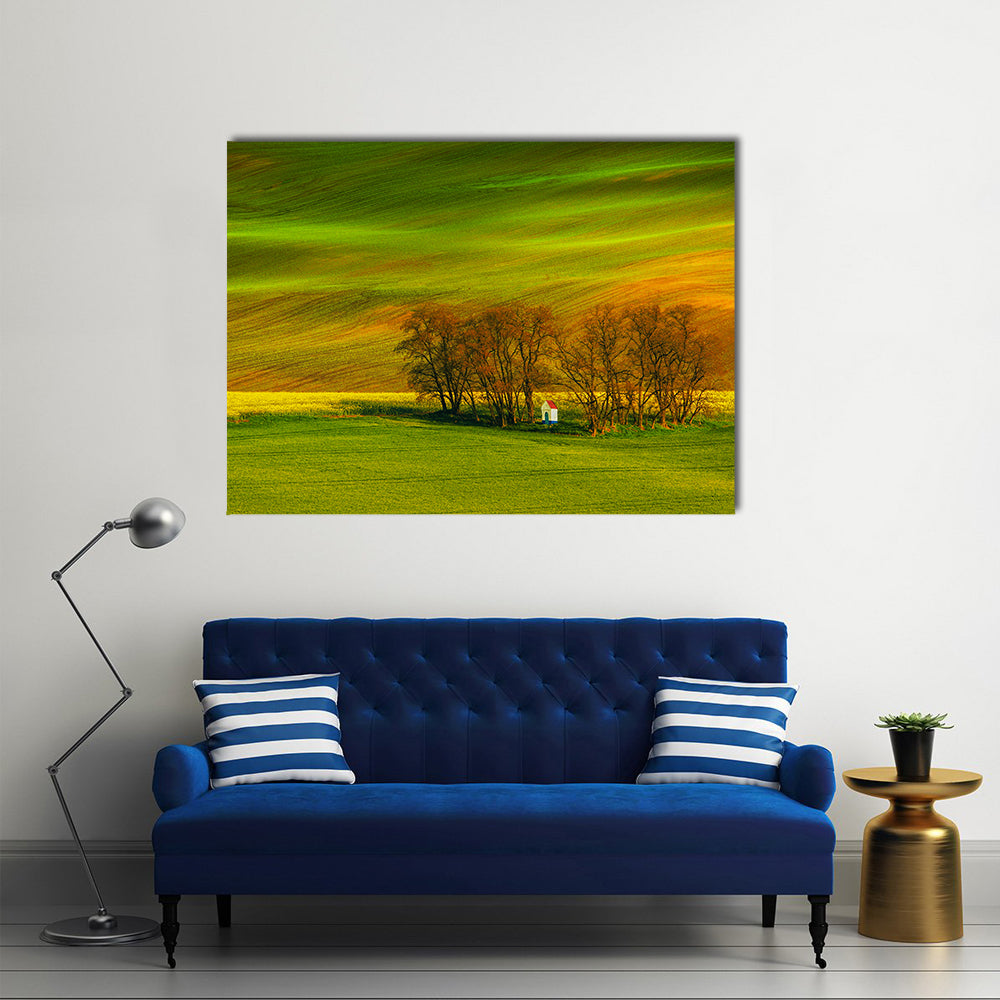 Rolling Hills In South Moravia Czech Republic Canvas Wall Art