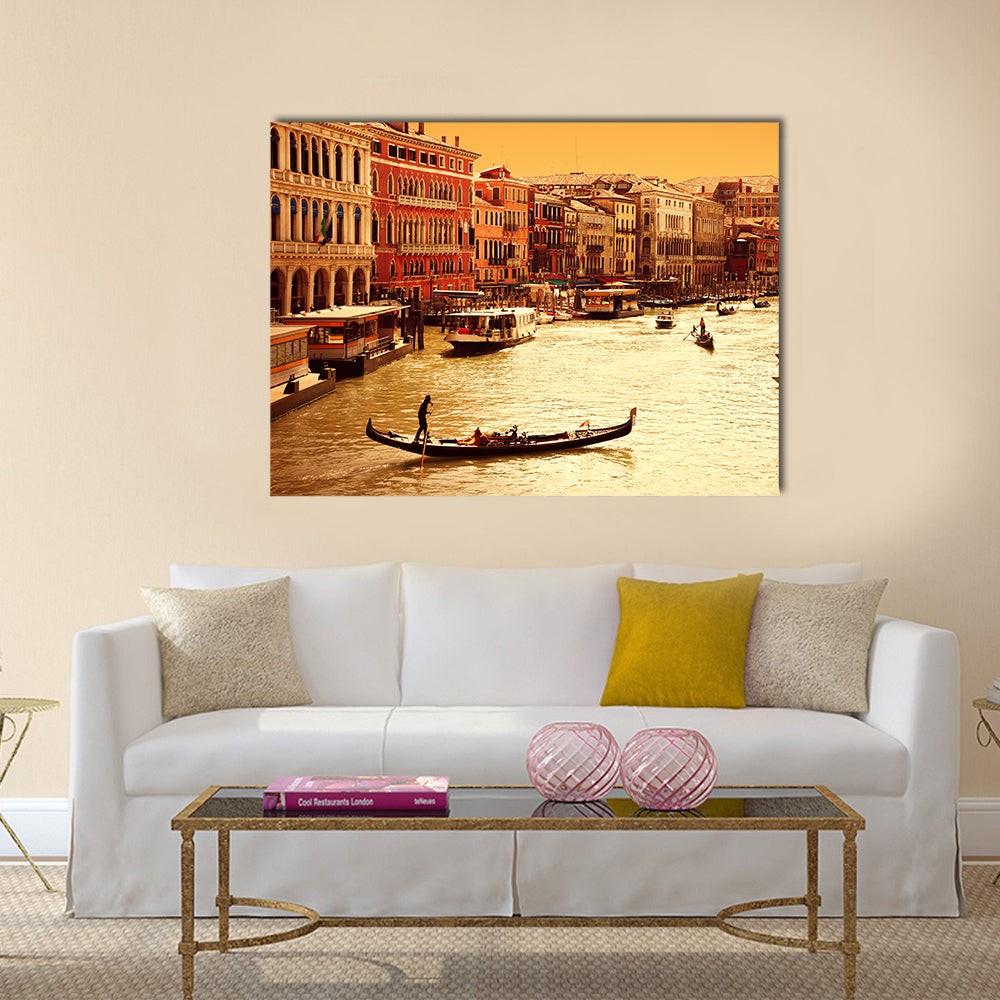 Canal Grande in Venice Canvas Wall Art