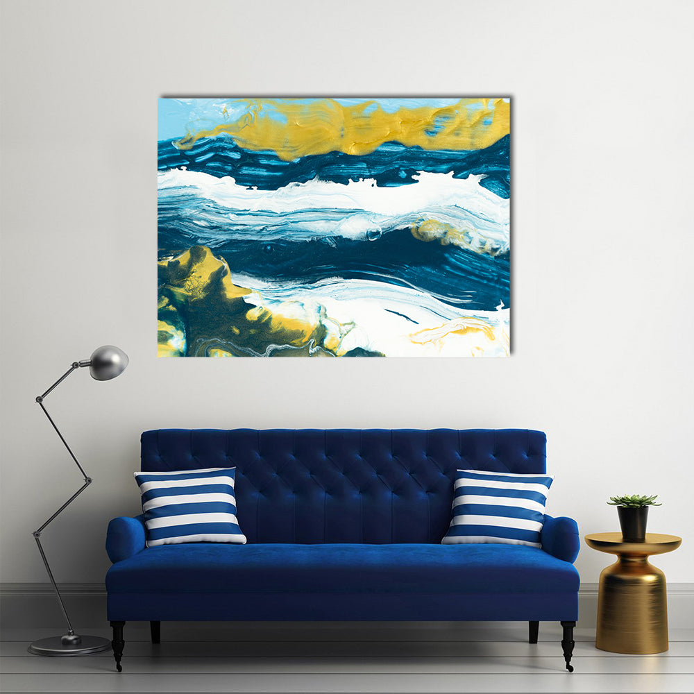 Acrylic Lake Texture Canvas Wall Art