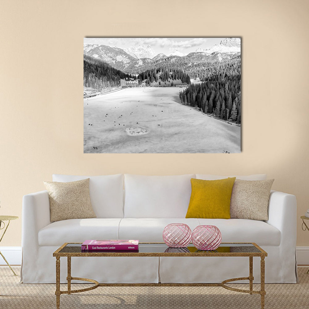 Dolomites at Misurina, Italy Canvas Wall Art