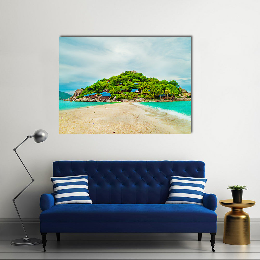 Tropical Island Beach in Thailand Canvas Wall Art
