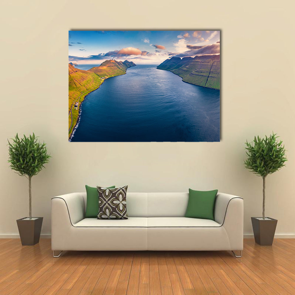 Kalsoy Island In Denmark Canvas Wall Art