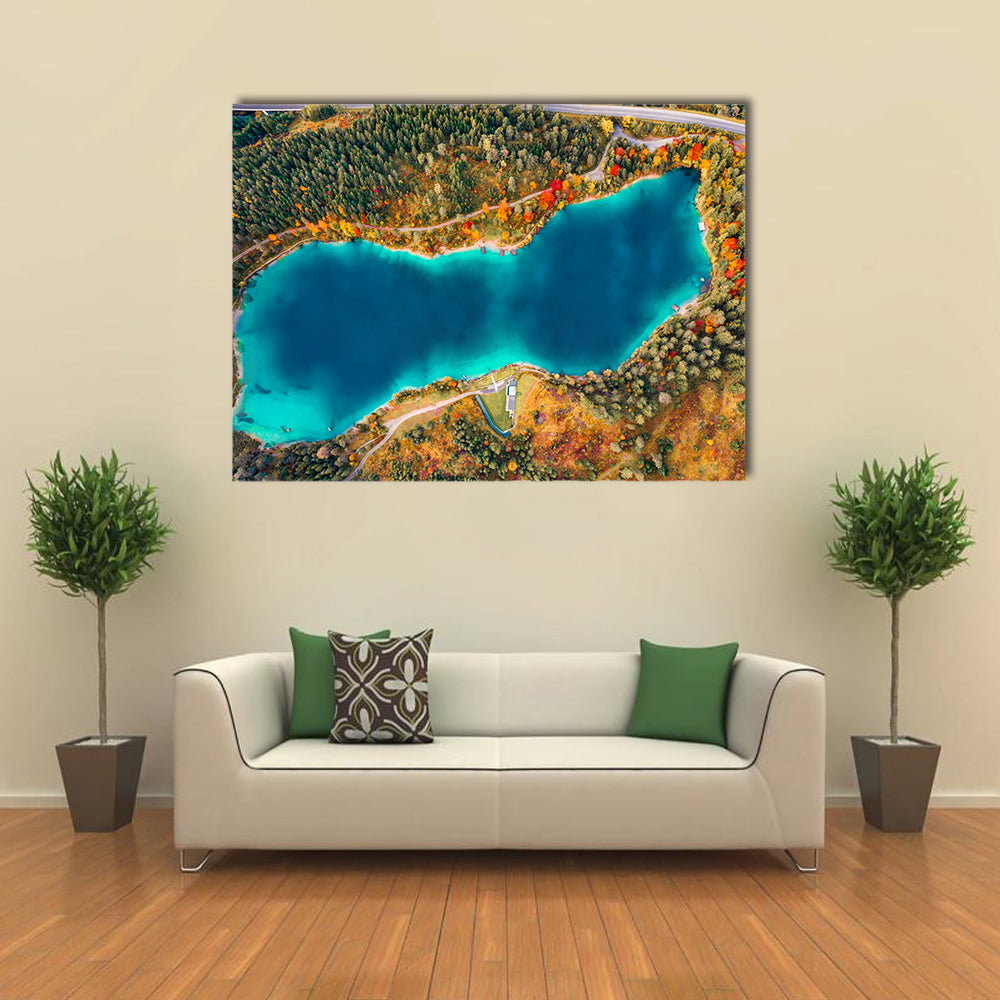 Urisee Lake In Austria Canvas Wall Art