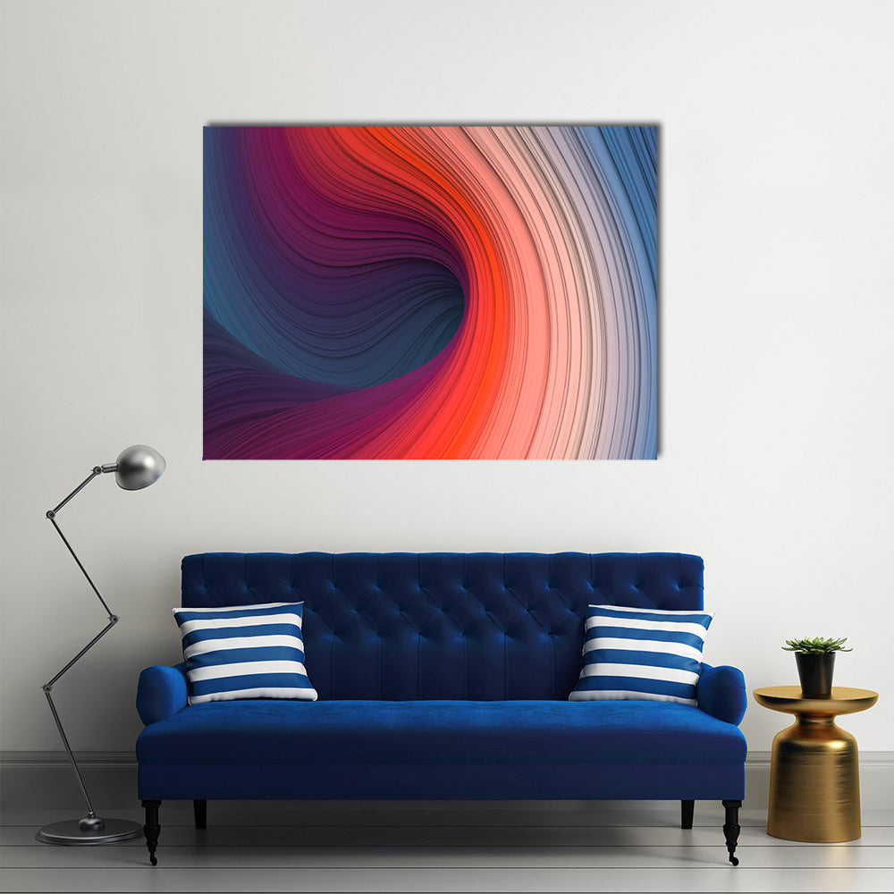 Minimalist Wave Design Canvas Wall Art
