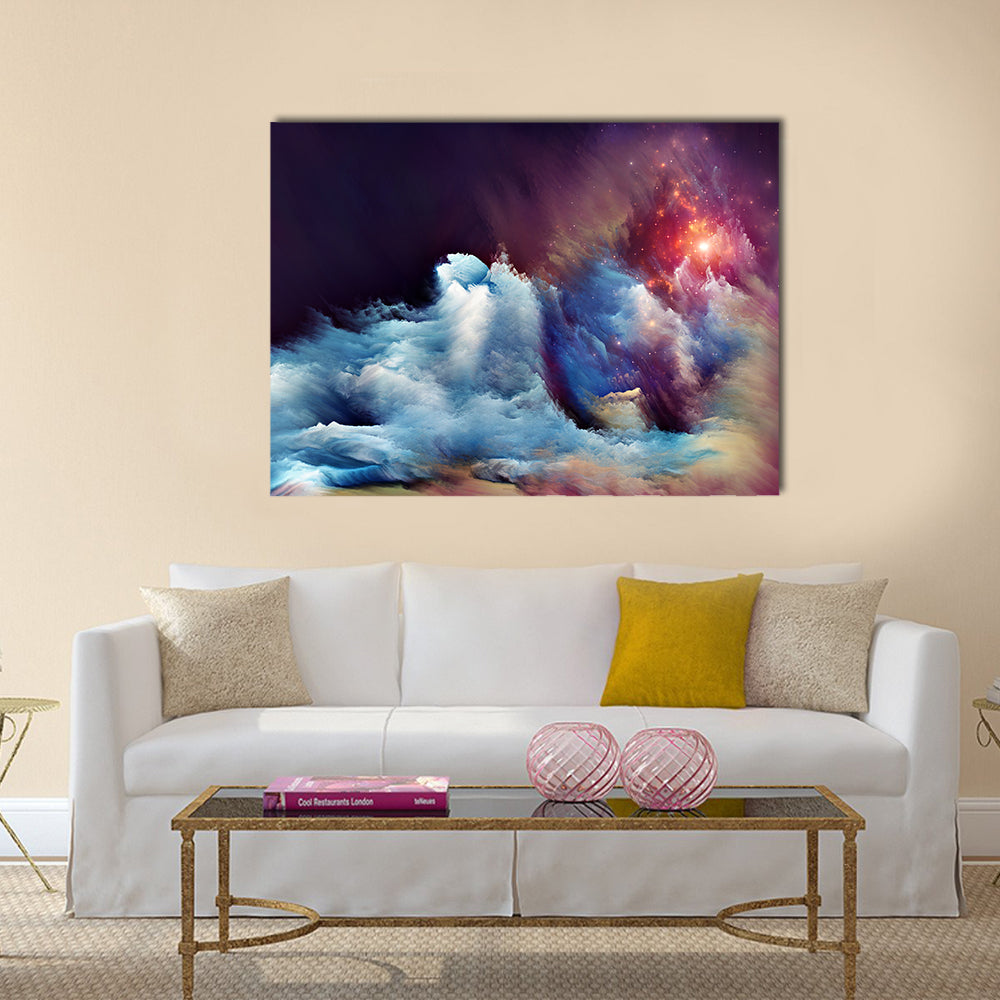 Energy of Dreams Nebula Canvas Wall Art