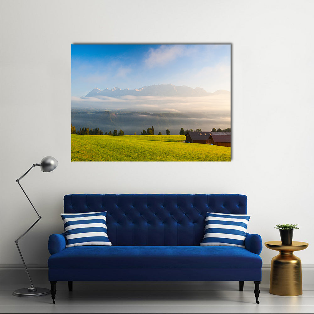 Morning On The Mountains Canvas Wall Art