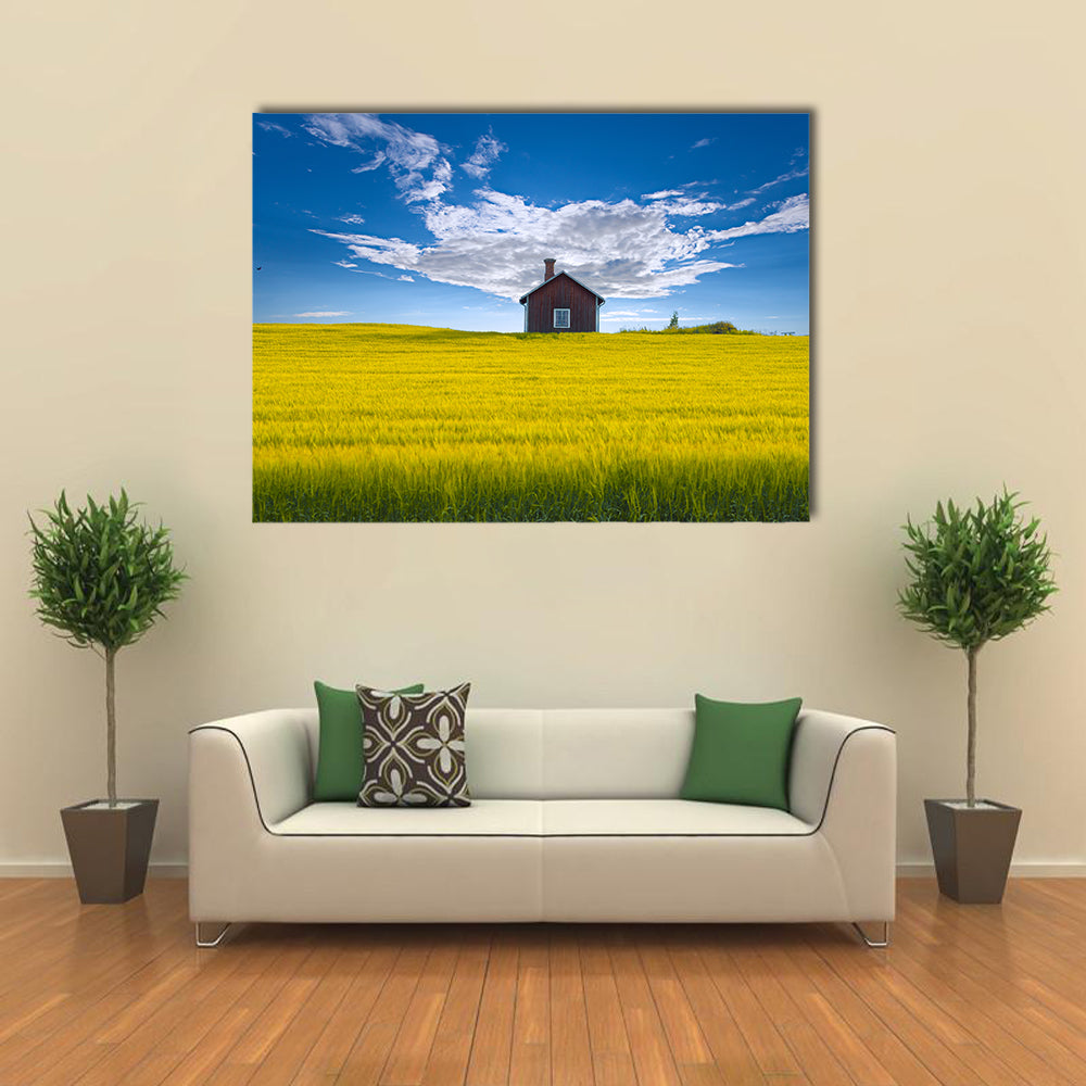 Traditional Swedish Summer House Canvas Wall Art