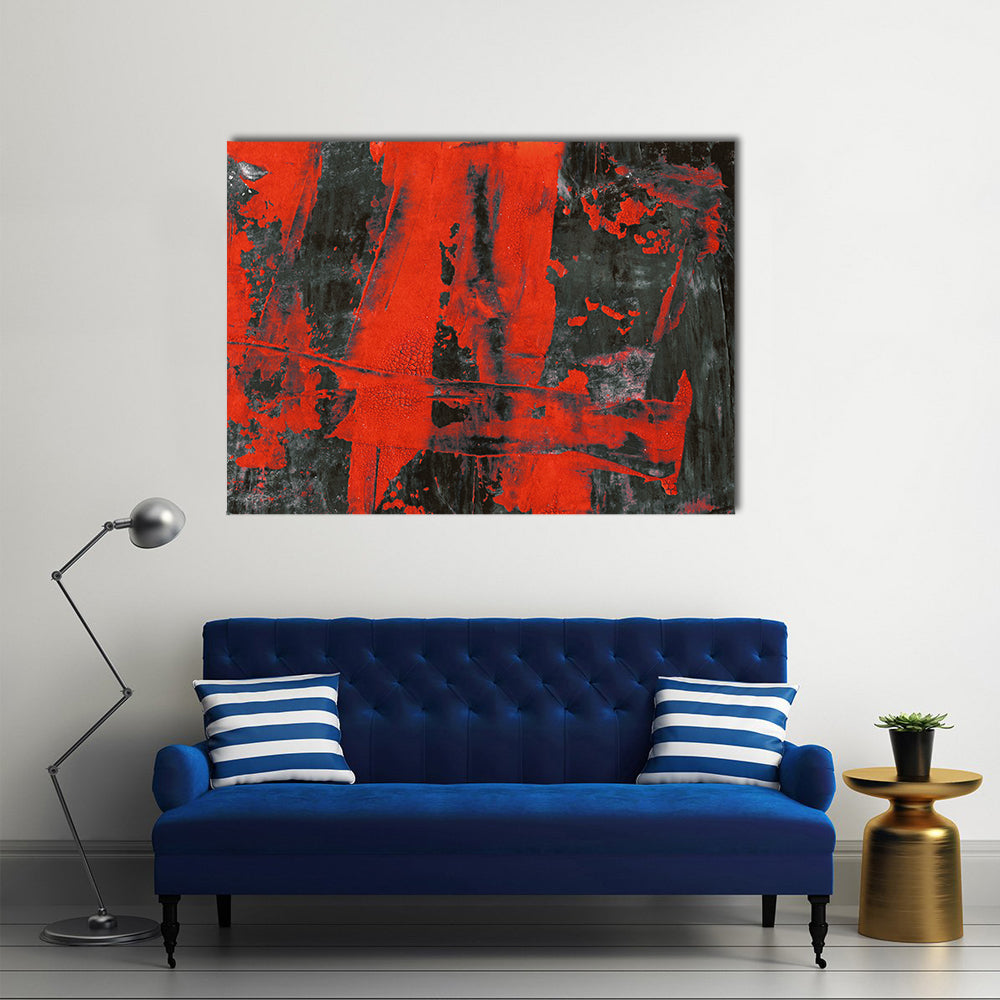 Watercolor Brush Strokes Canvas Wall Art