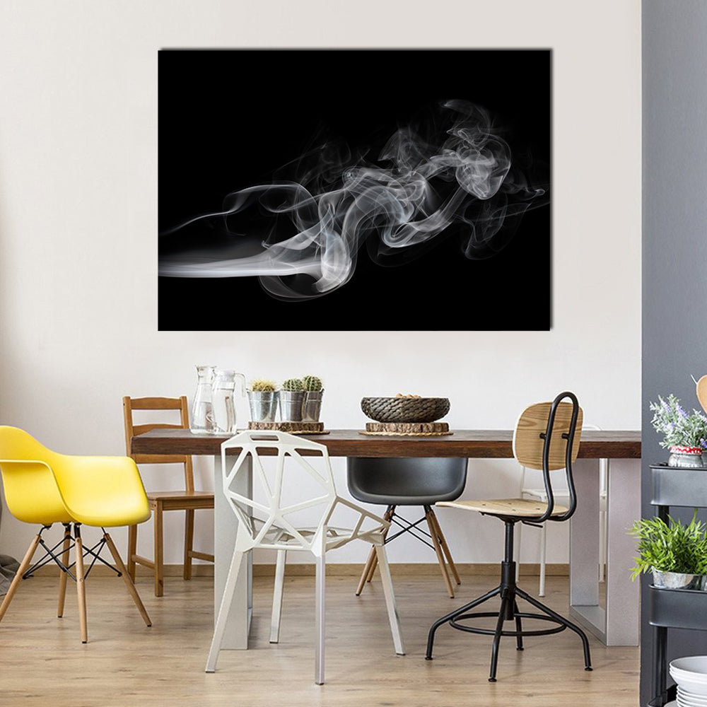 Puff Of Smoke Canvas Wall Art