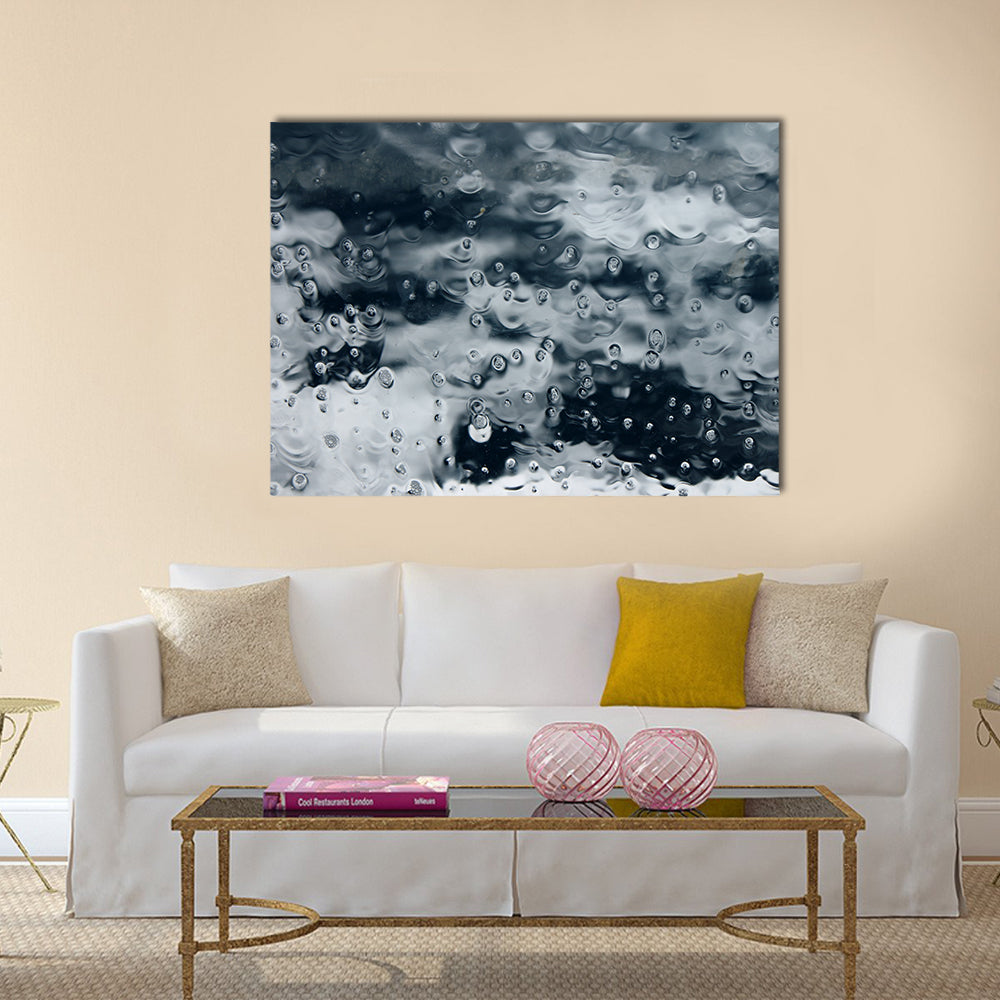 Ocean Spray on Boat Window Canvas Wall Art