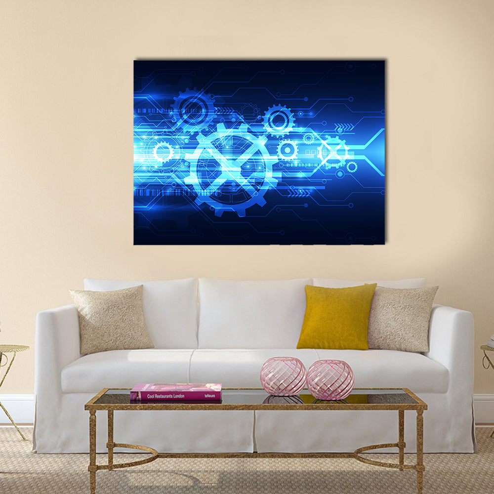 Engineering Future Technology Canvas Wall Art