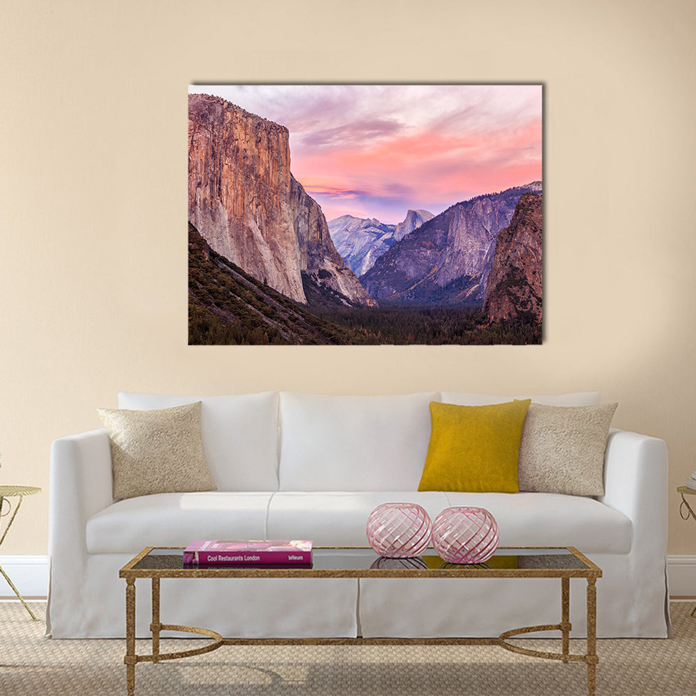 Yosemite National Park Valley Canvas Wall Art
