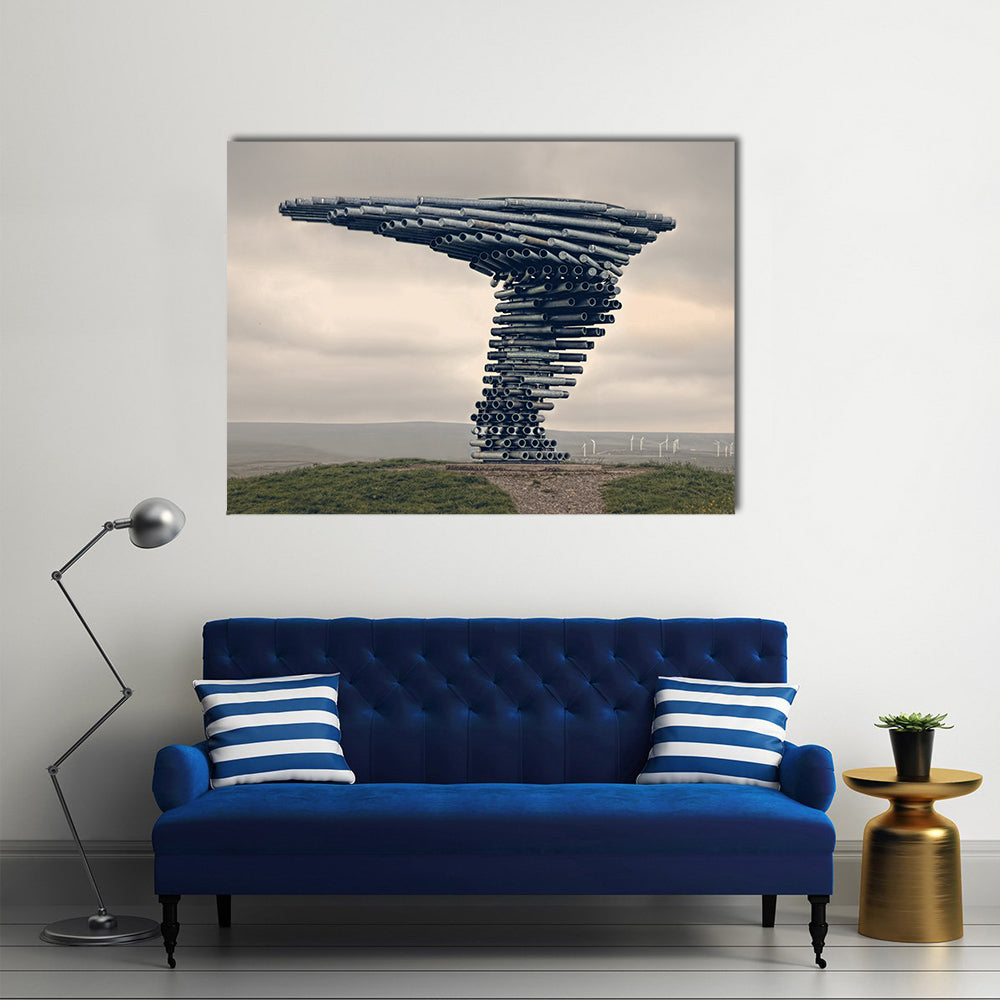 Singing Ringing Tree Sculpture in Lancashire Canvas Wall Art