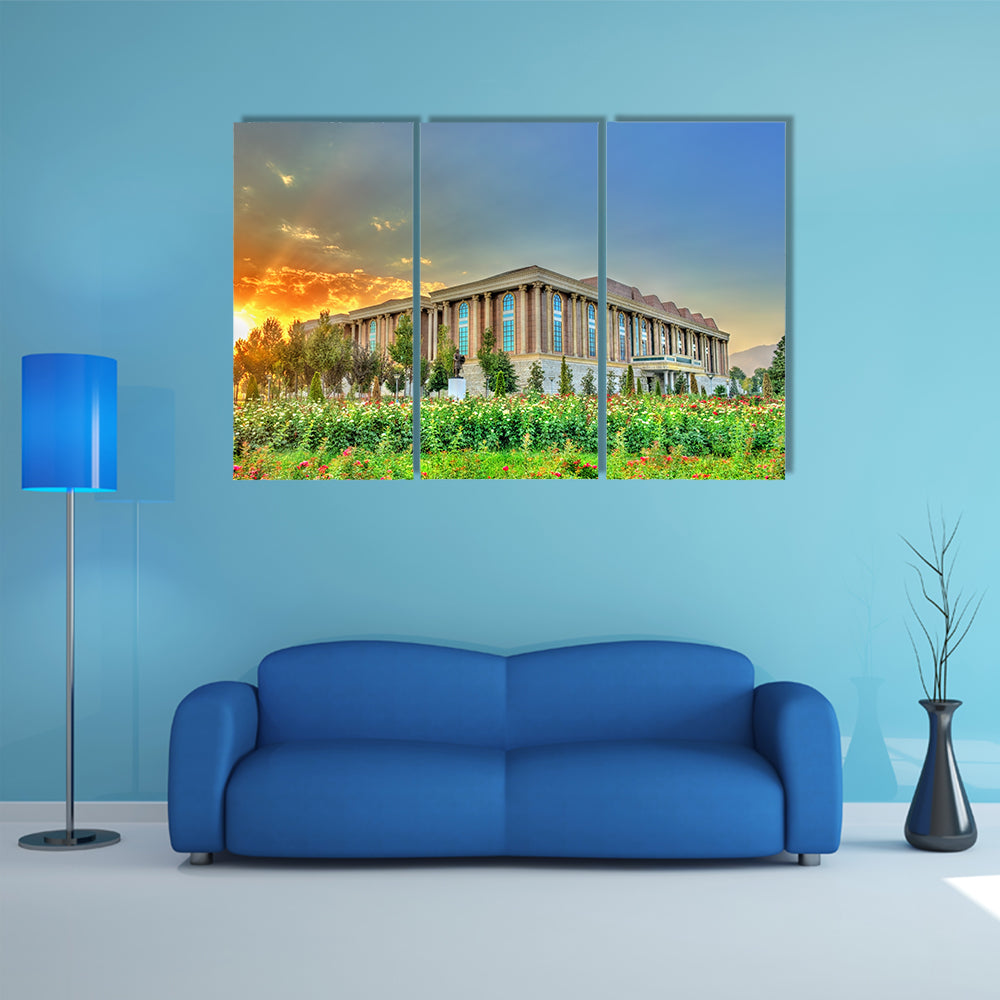 National Museum Of Tajikistan In Dushanbe Canvas Wall Art