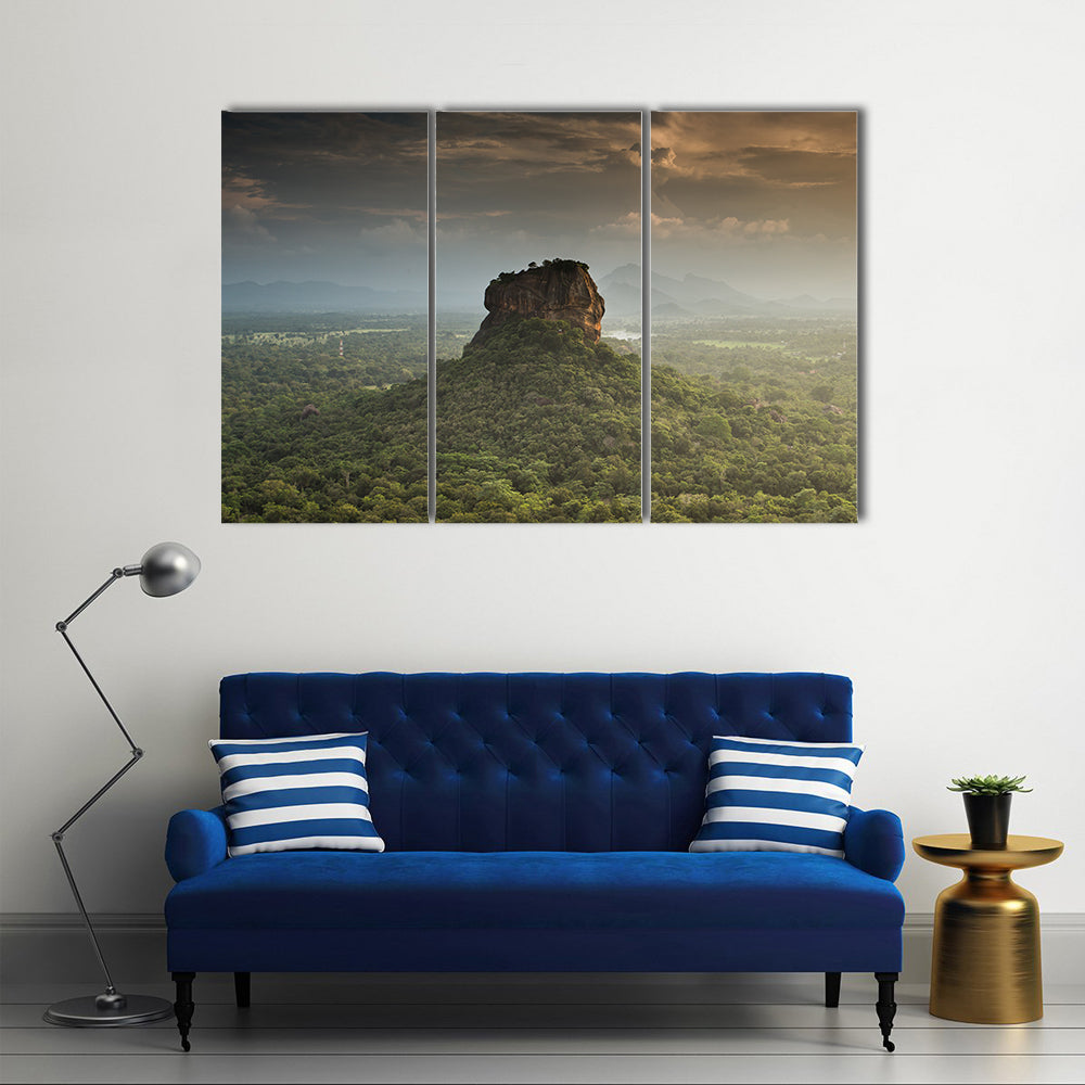 Sigiriya Lion Rock Fortress Canvas Wall Art