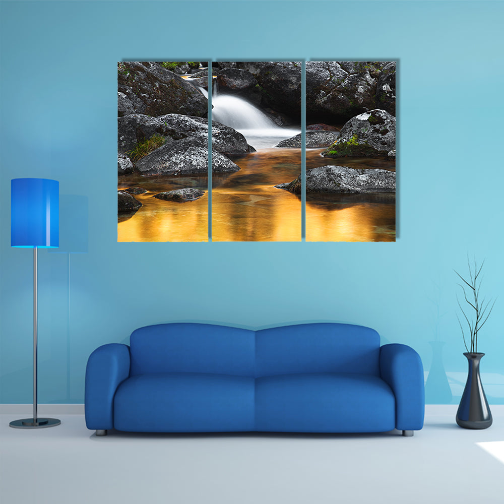 The Macieira River In Peneda Geres National Park Portugal Canvas Wall Art