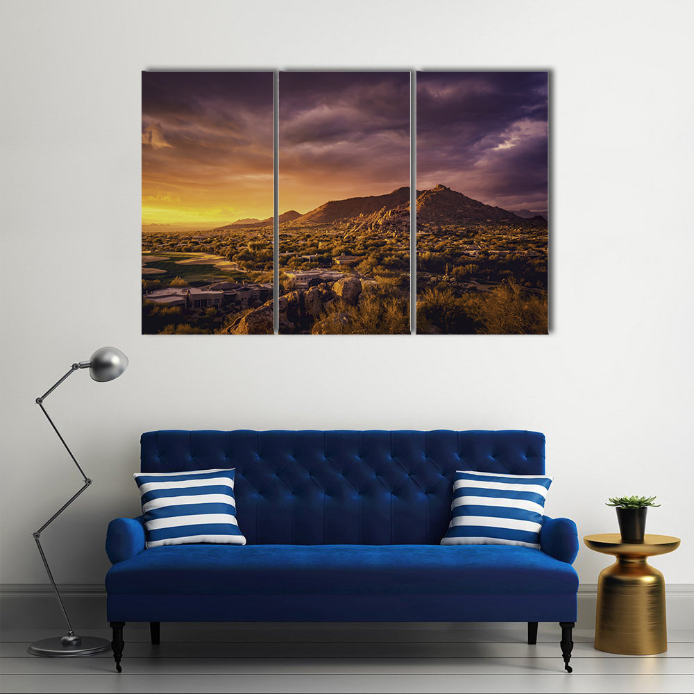 Scottsdale Arizona Desert Canvas Wall Art