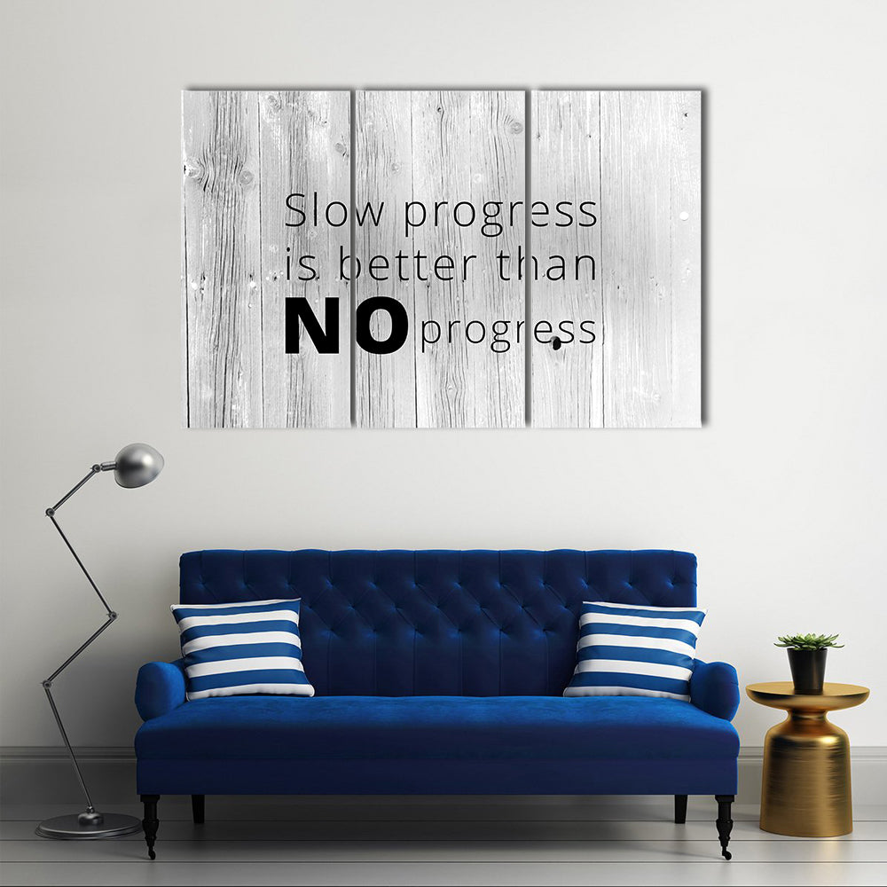 Quote For Keep Working Canvas Wall Art
