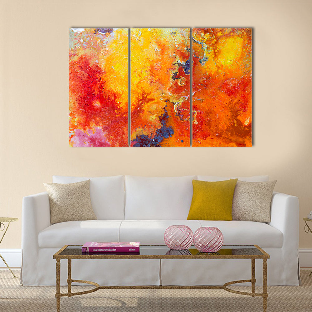 Bright Artistic Texture Canvas Wall Art
