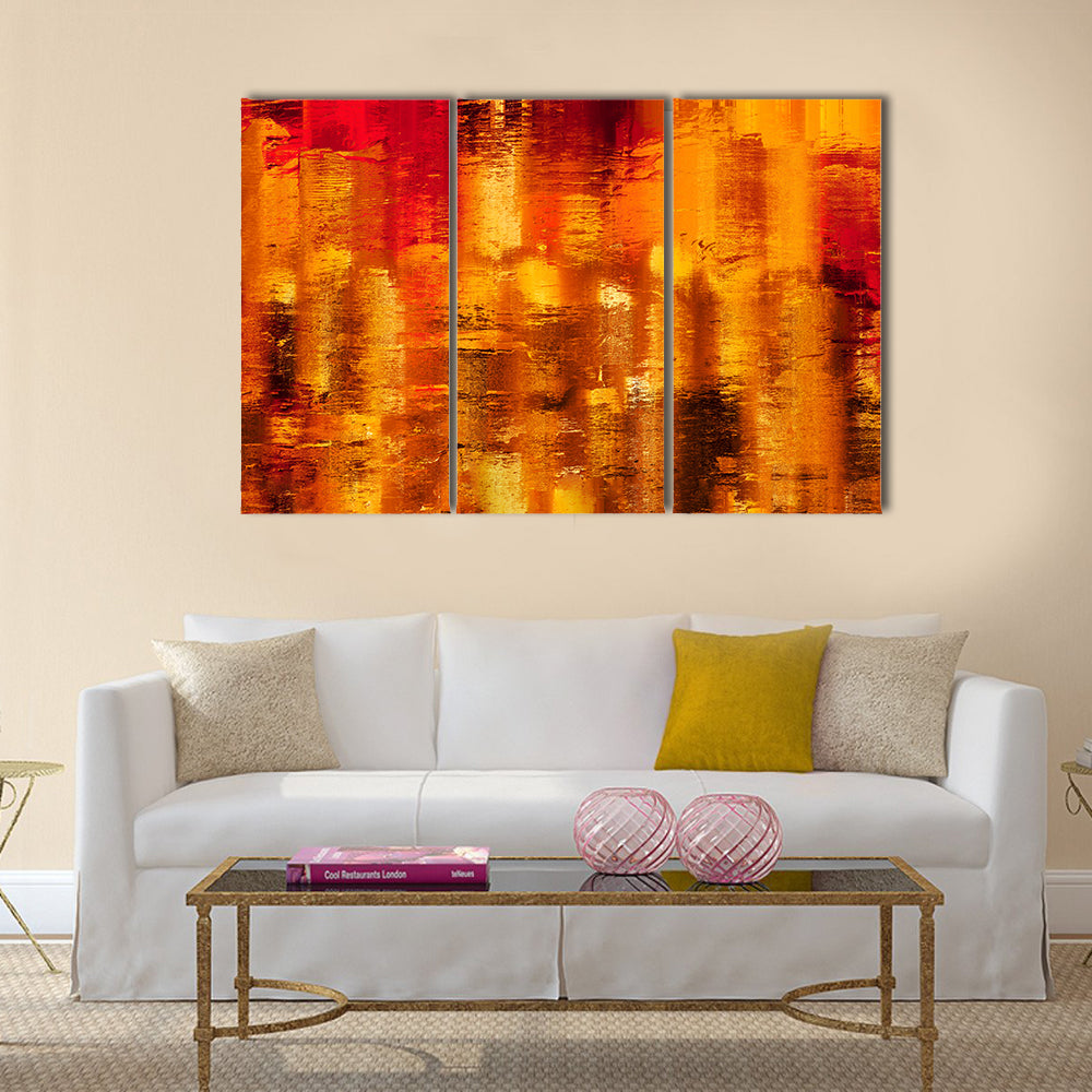 Shining Brushstrokes Canvas Wall Art