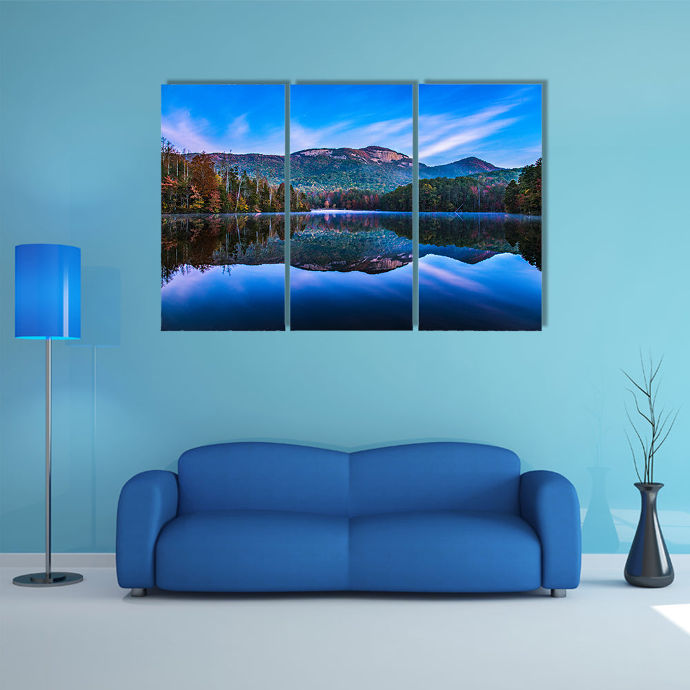 Pinnacle Lake At Sunrise In South Carolina Canvas Wall Art