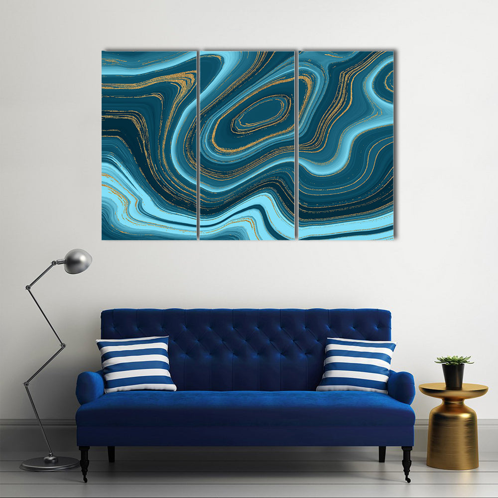 Liquid Marble Texture Canvas Wall Art