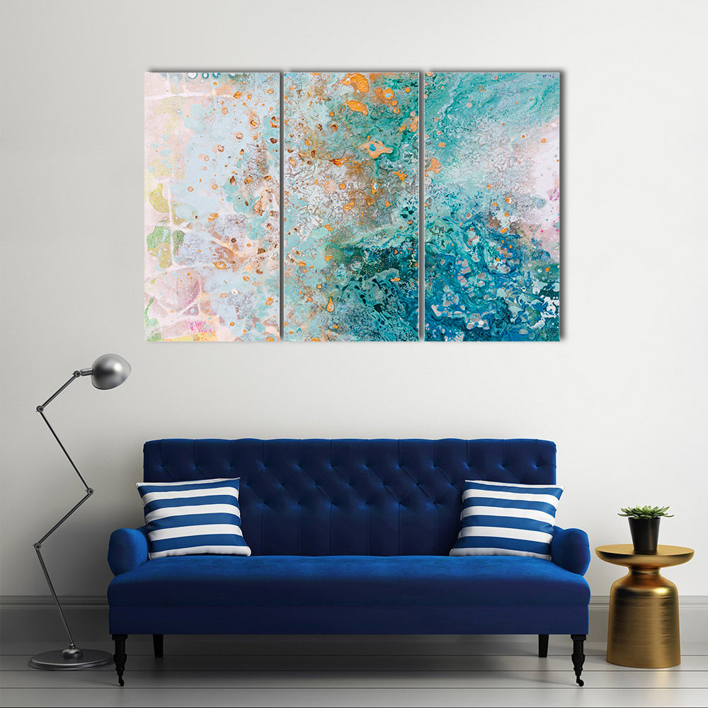 Hand Painted Sea Beach Canvas Wall Art