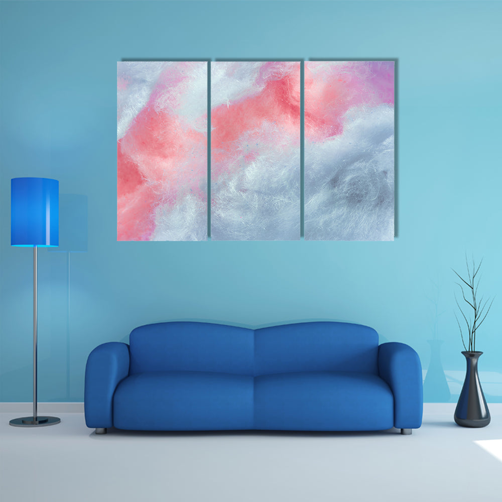 Cotton Candy Artwork Canvas Wall Art