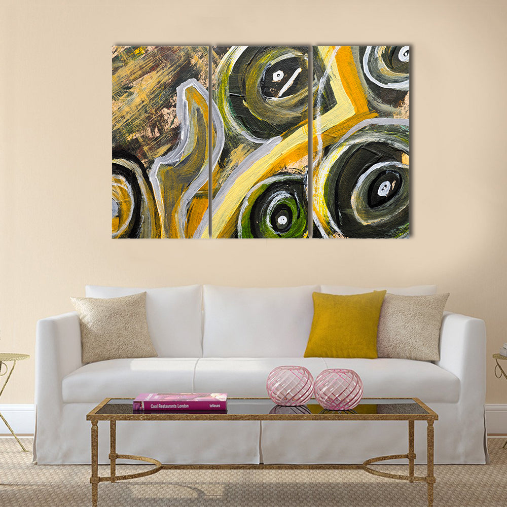 Brush Strokes Texture Canvas Wall Art
