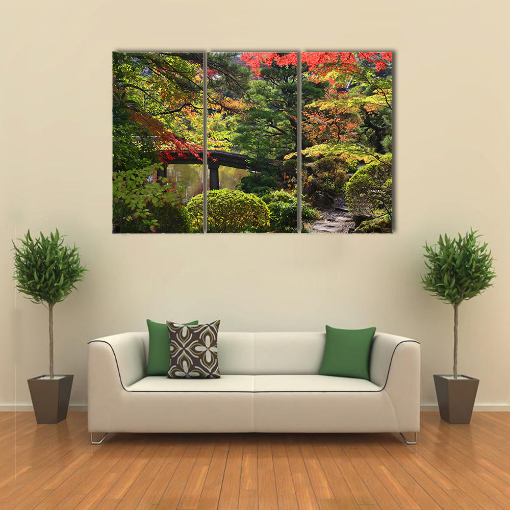 Rinoji Temple Garden Canvas Wall Art