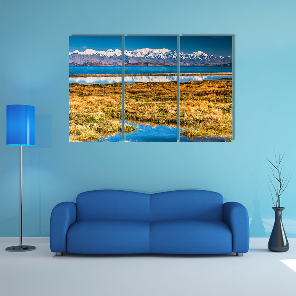 Karakul Lake In Pamir In Tajikistan Canvas Wall Art