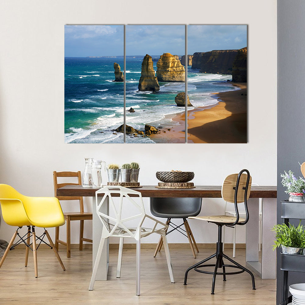 12 Apostles In Australia Canvas Wall Art