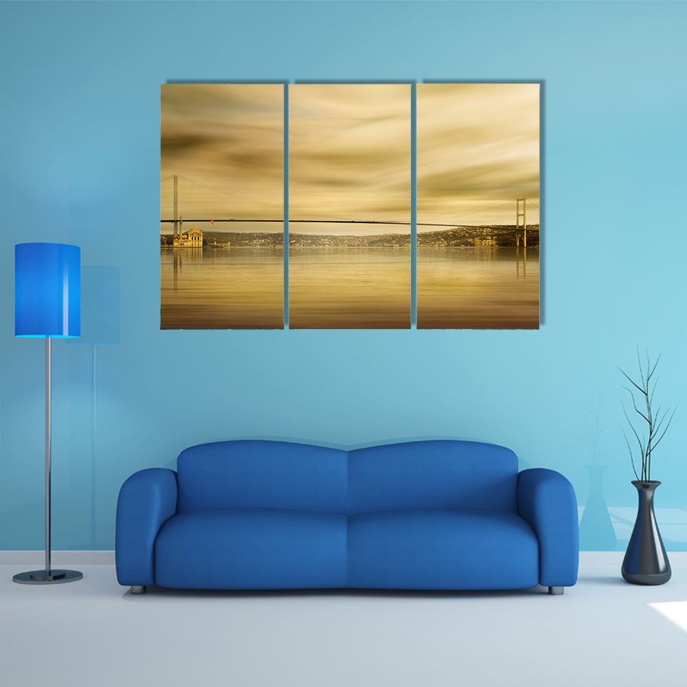 Bosphorus Bridge In Istanbul Canvas Wall Art