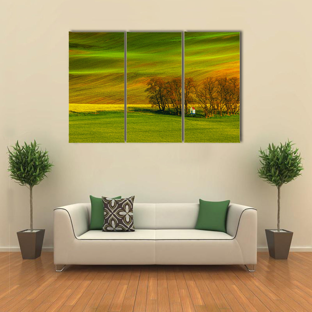 Rolling Hills In South Moravia Czech Republic Canvas Wall Art