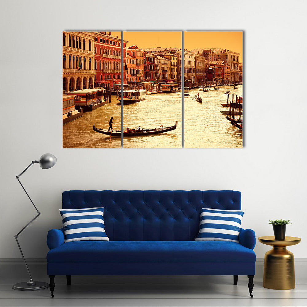 Canal Grande in Venice Canvas Wall Art
