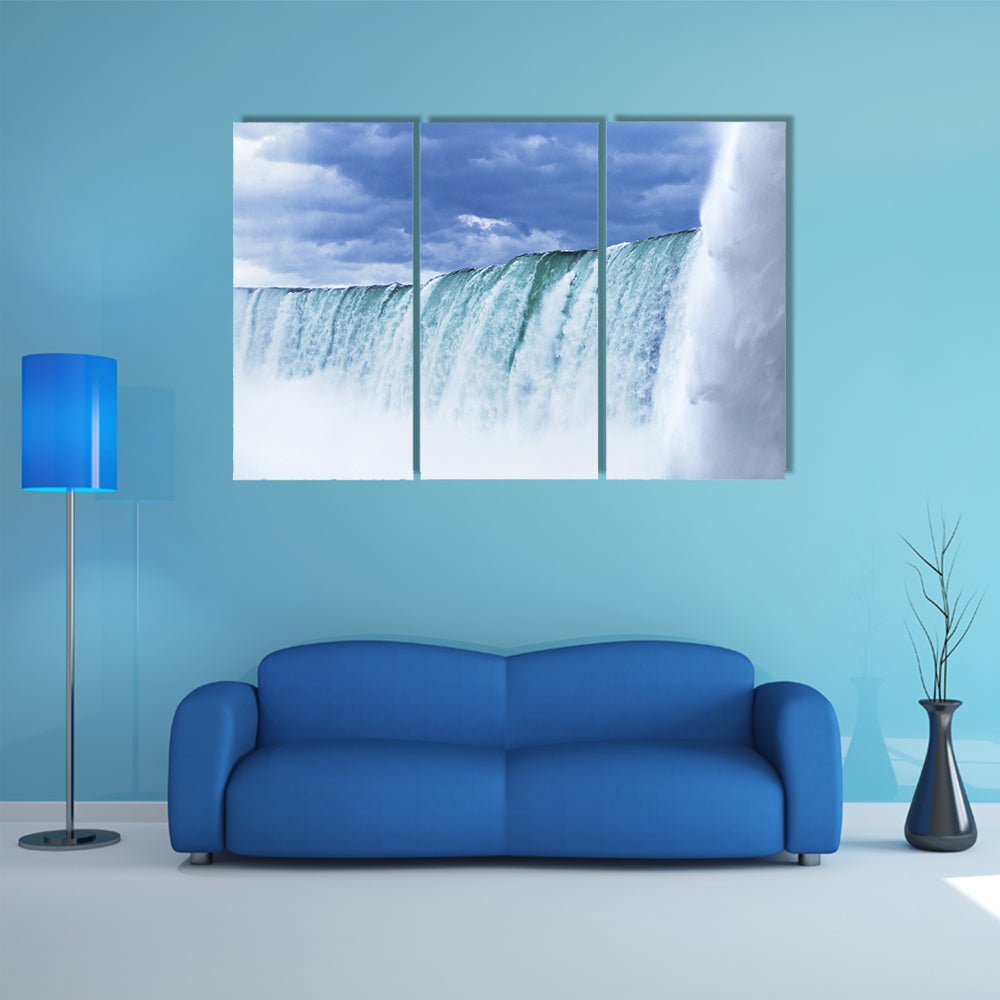 Niagara Falls Horseshoe In Canada Canvas Wall Art