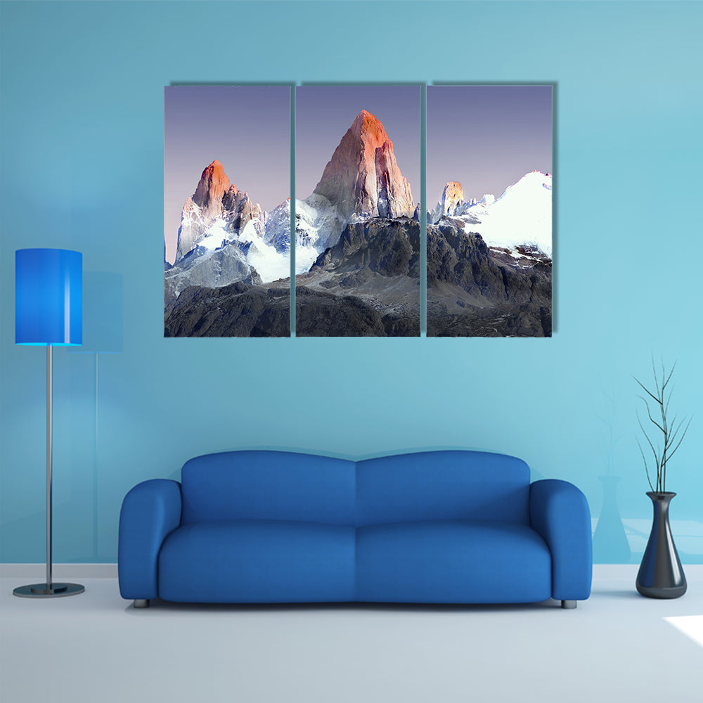 Mount Fitz Roy In Patagonia Canvas Wall Art